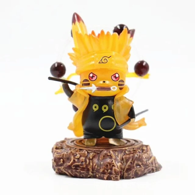 Figurines Cosplay Pokemon Pikachu Naruto Uzumaki Uhciha Obito