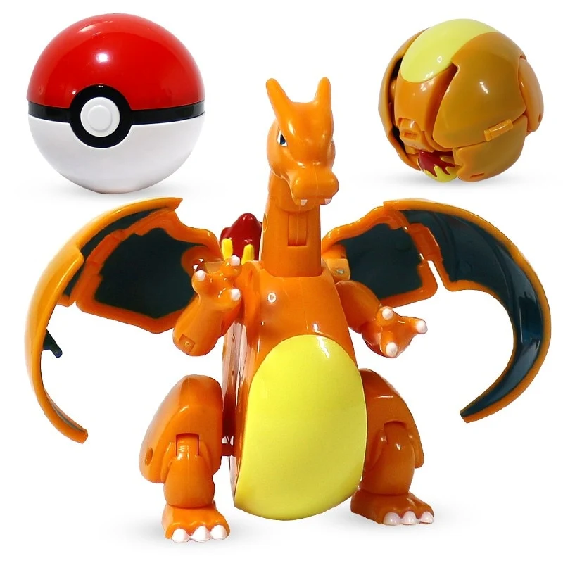 Charizard / Figurine de jeu Charizard avec ensemble de jouets Pokeball Pokemon