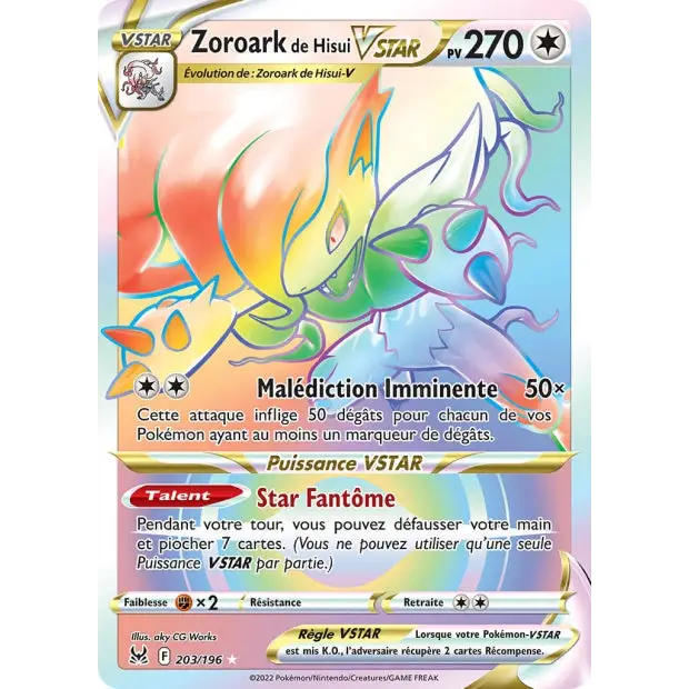 Zoroark de Hisui VSTAR - EB Origine Perdue - 203/196