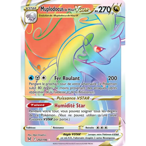 Muplodocus de Hisui VSTAR - EB Origine Perdue - 202/196