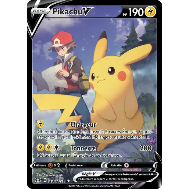 Pikachu V - EB Origine Perdue - TG16/TG30