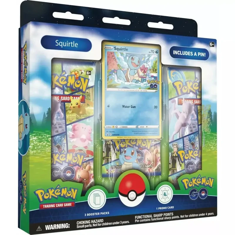 Coffret Pin's Pokémon GO - Carapuce - FR