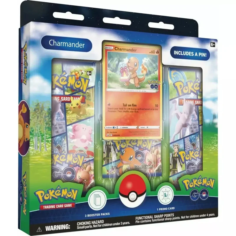 Coffret Pin's Pokémon GO - Salamèche - FR
