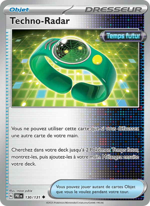 Techno-Radar 130/131 — EV08.5 – Évolutions Prismatiques — Carte Pokémon française