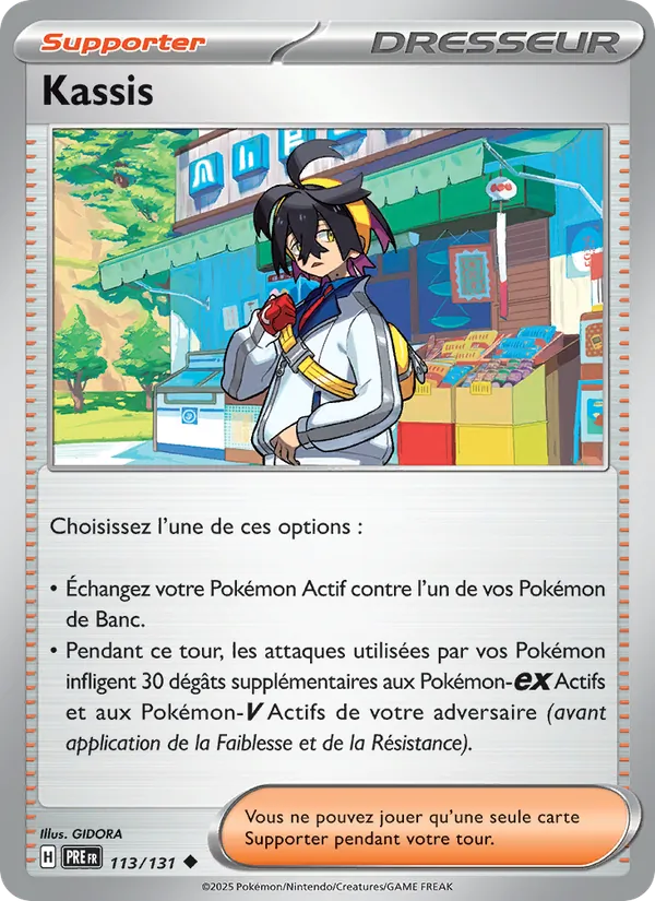 Kassis 113/131 — EV08.5 – Évolutions Prismatiques — Carte Pokémon française