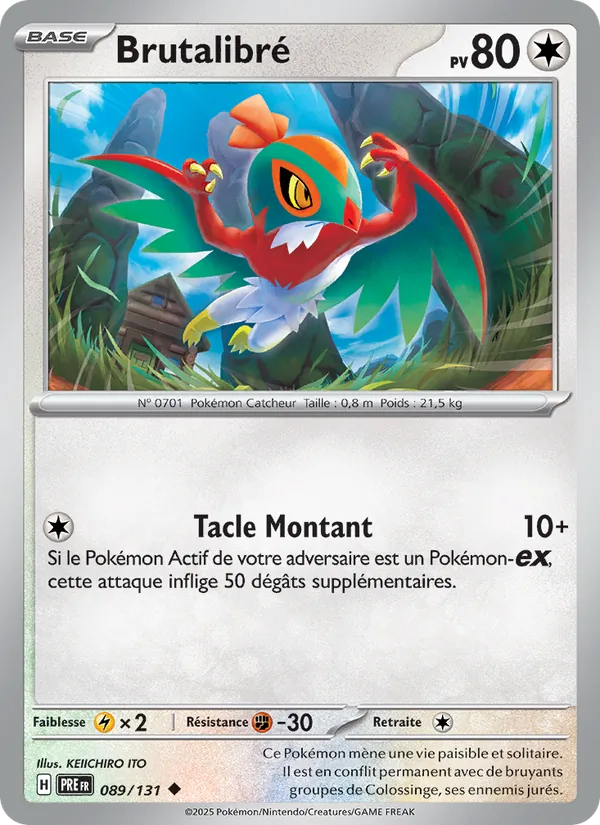 Brutalibré 89/131 — EV08.5 – Évolutions Prismatiques — Carte Pokémon française