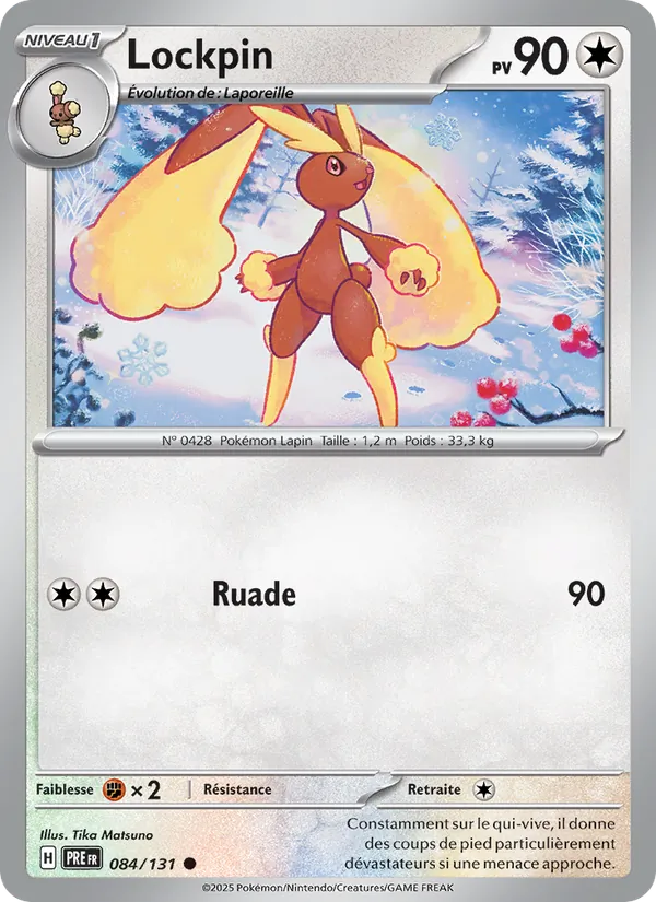 Lockpin 84/131 — EV08.5 – Évolutions Prismatiques — Carte Pokémon française