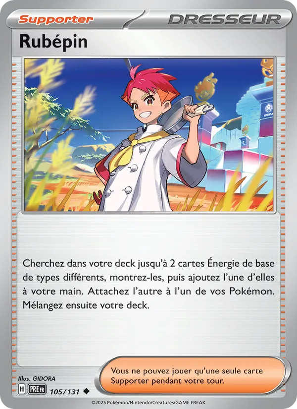 Rubépin 105/131 — EV08.5 – Évolutions Prismatiques — Carte Pokémon française