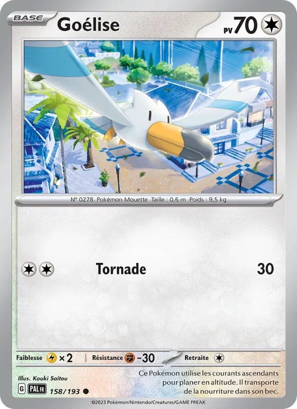 Goélise 158/193 — EV02 – Évolutions à Paldea — Carte Pokémon française