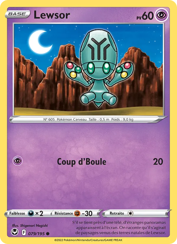 Lewsor 79/195 — EB12 – Tempête Argentée — Carte Pokémon française
