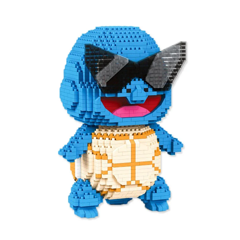 Figurine de blocs de construction Pokémon Carapuce Carapuce (environ 2100 blocs de construction)