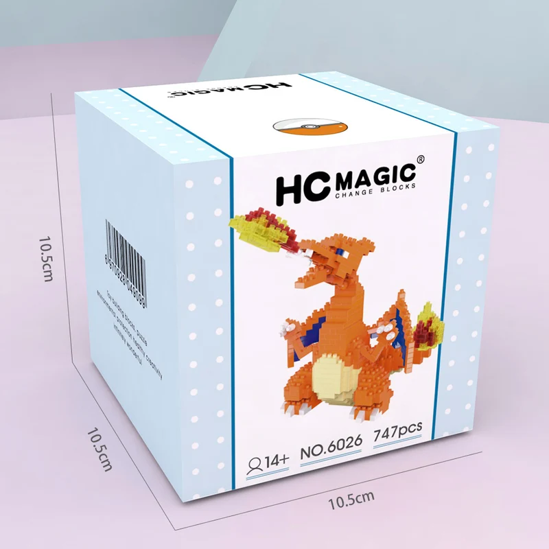 Blocs de construction Pokémon Charizard à construire soi-même