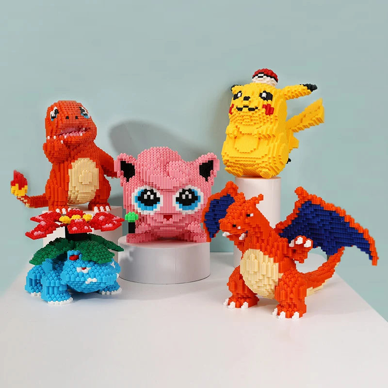 Ensembles de blocs de construction Pokémon - de nombreux motifs