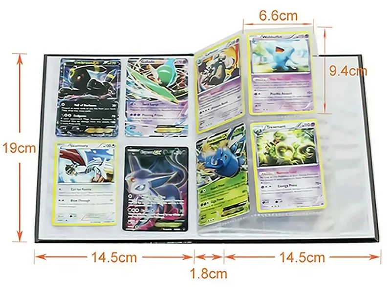 Album de collection Pokémon brillant pour 240 cartes Pokémon