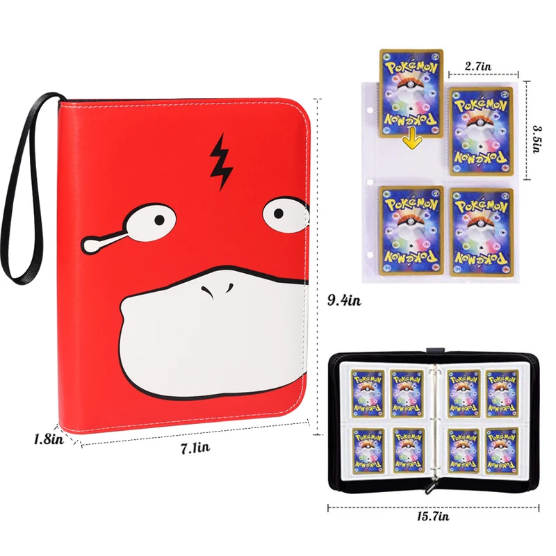 Sac de protection et de collecte de haute qualité pour cartes Pokémon (200 ou 400 cartes)