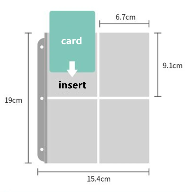 Sac de protection robuste pour cartes à collectionner Pokemon pour 200 ou 400 cartes