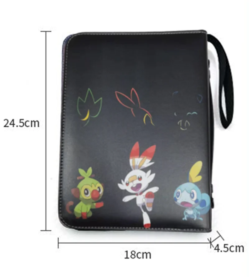 Sac de protection robuste pour cartes à collectionner Pokemon pour 200 ou 400 cartes