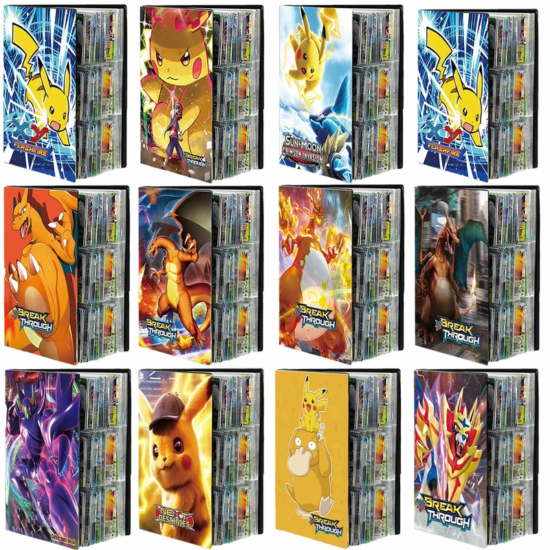 Pochette pour 432 ou 540 cartes Pokémon - nombreux motifs