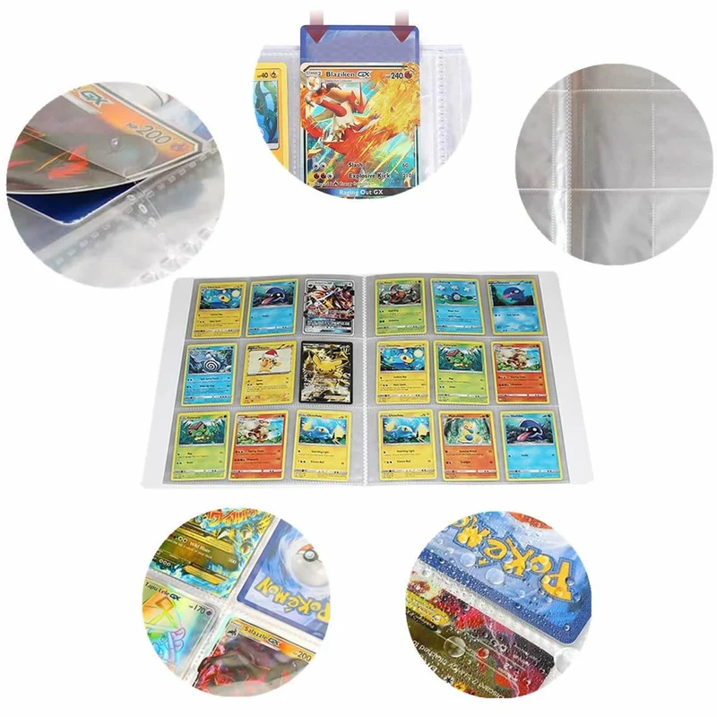 Pochette pour 432 ou 540 cartes Pokémon - nombreux motifs