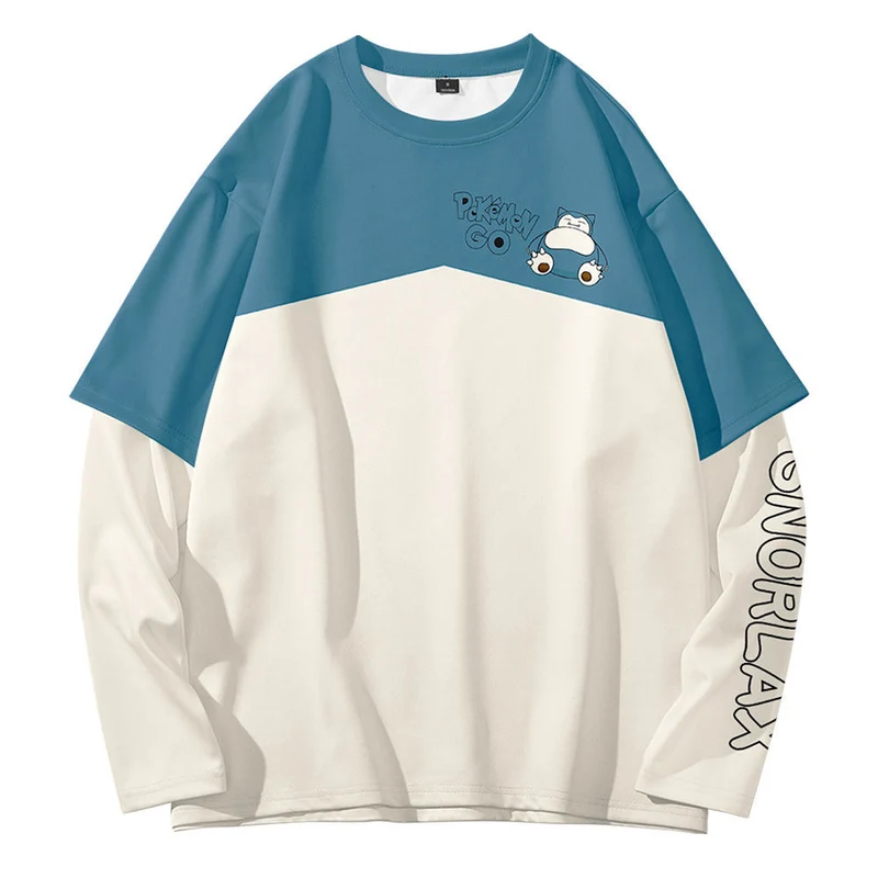 Pokemon Snorlax Relaxo Sweat à capuche à manches longues pour homme