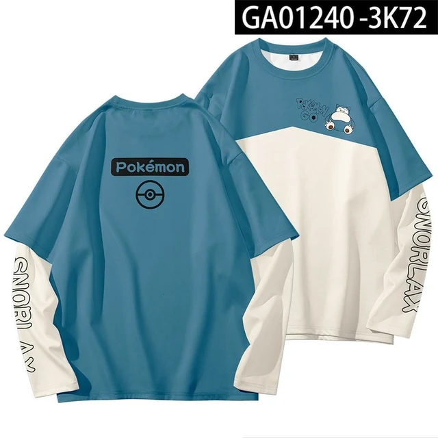 Pokemon Snorlax Relaxo Sweat à capuche à manches longues pour homme
