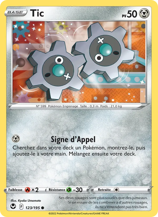 Tic 123/195 — EB12 – Tempête Argentée — Carte Pokémon française