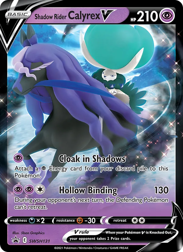 Sylveroy Cavalier d'Effroi V SWSH131/307 — SWSHP – SWSH Black Star Promos — Carte Pokémon anglaise