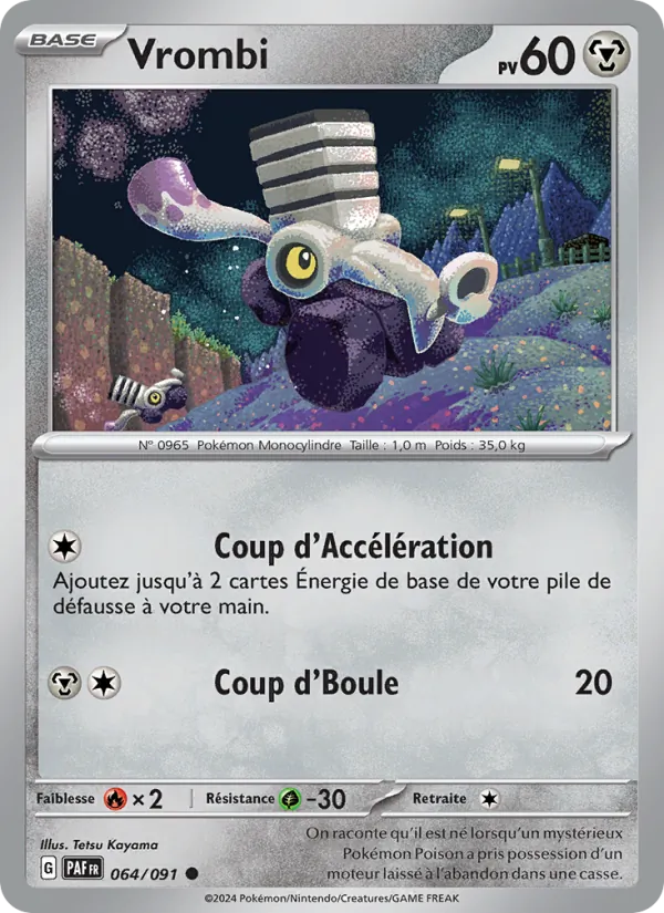 Vrombi 64/91 — EV04.5 – Destinées de Paldea — Carte Pokémon française