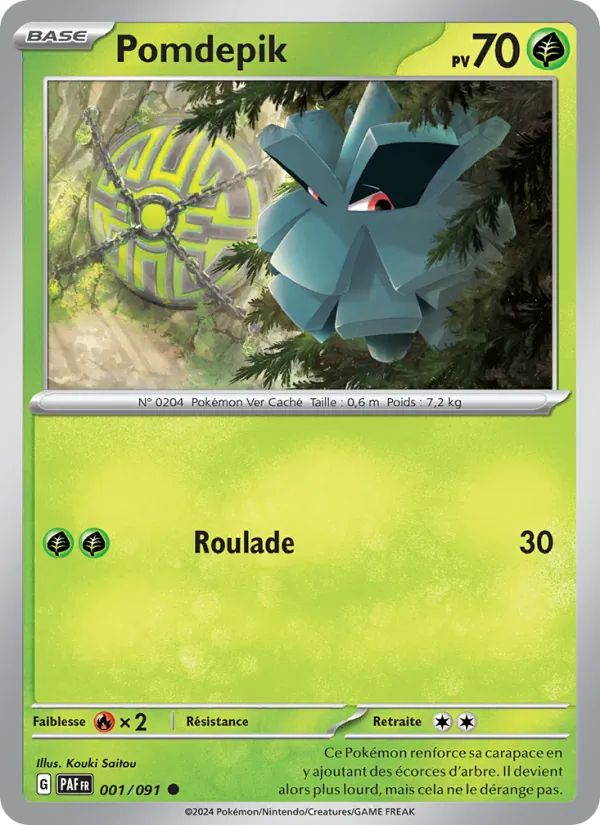 Pomdepik 1/91 — EV04.5 – Destinées de Paldea — Carte Pokémon française