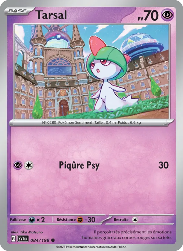 Tarsal 84/198 — EV01 – Écarlate et Violet — Carte Pokémon française