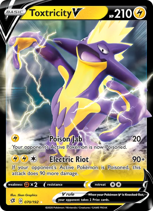 Salarsen V 70/192 — SWSH2 – Rebel Clash — Carte Pokémon anglaise