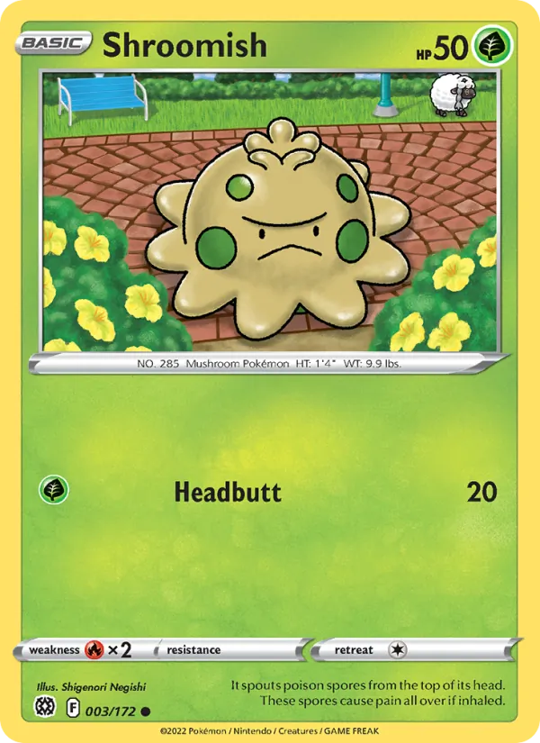 Balignon 3/172 — SWSH9 – Brilliant Stars — Carte Pokémon anglaise