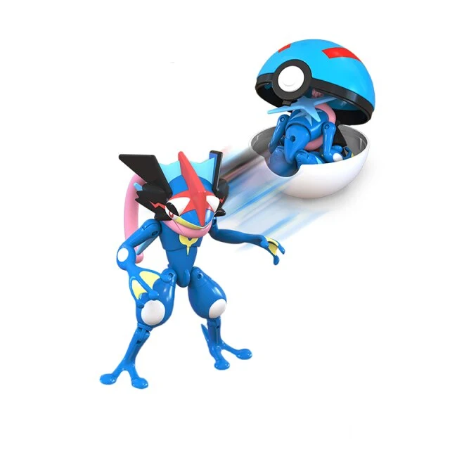 Figurine Quajutsu Greninja avec Pokeball