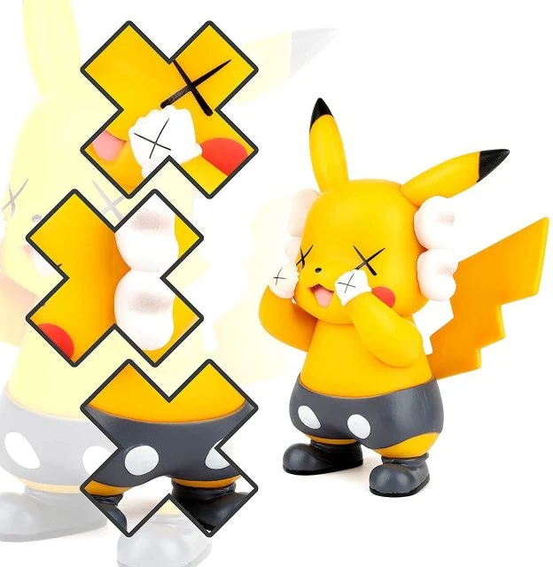 Figurines d'anime Pikachu de différentes couleurs (10 cm ou 18 cm)
