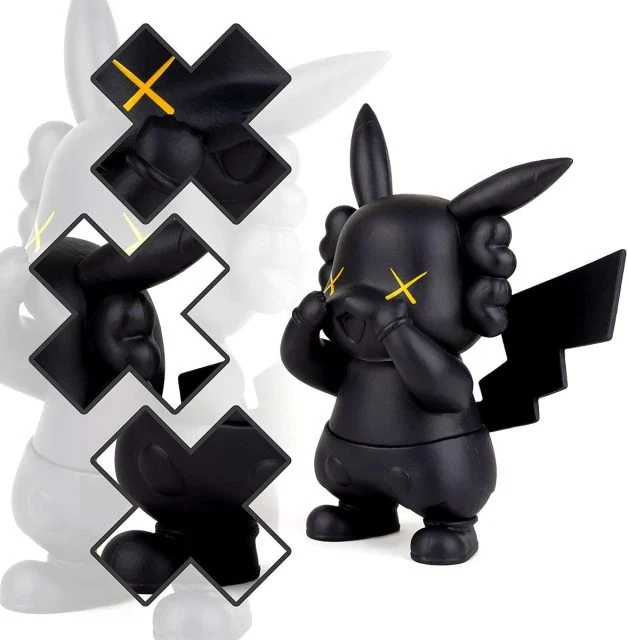 Figurines d'anime Pikachu de différentes couleurs (10 cm ou 18 cm)