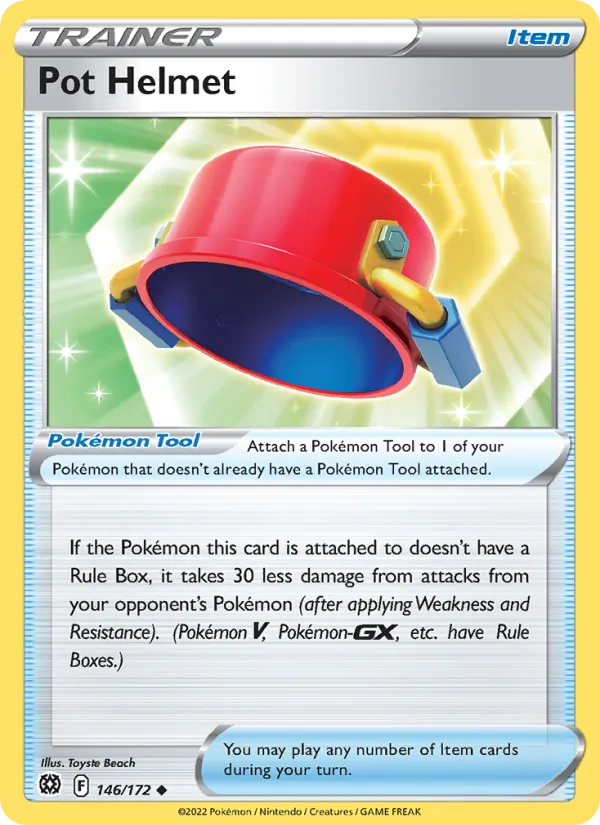 Casque Marmite 146/172 — SWSH9 – Brilliant Stars — Carte Pokémon anglaise
