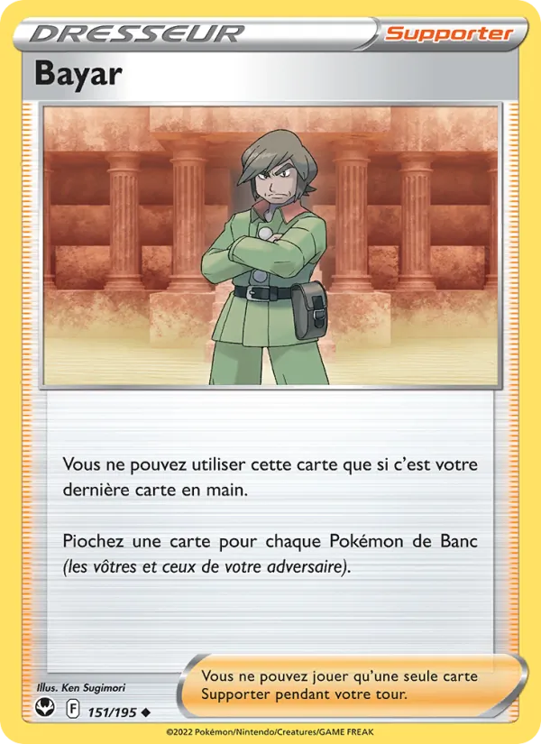 Bayar 151/195 — EB12 – Tempête Argentée — Carte Pokémon française
