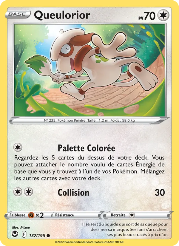 Queulorior 137/195 — EB12 – Tempête Argentée — Carte Pokémon française