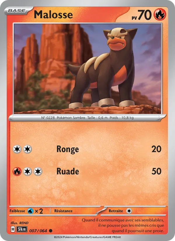 Malosse 7/64 — EV06.5 – Fable Nébuleuse — Carte Pokémon française