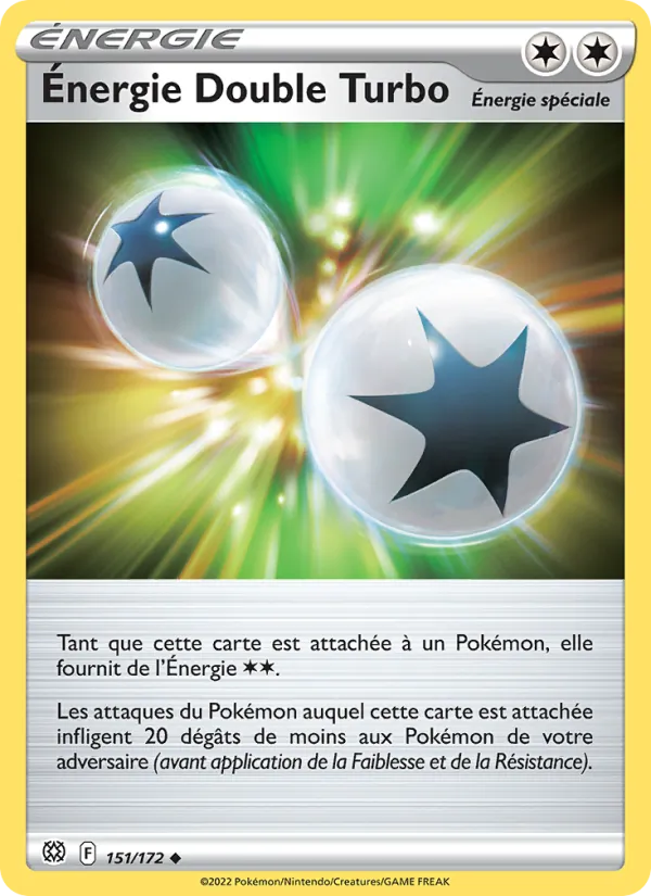 Énergie Double Turbo 151/172 — EB09 - Stars Etincelantes — Carte Pokémon française