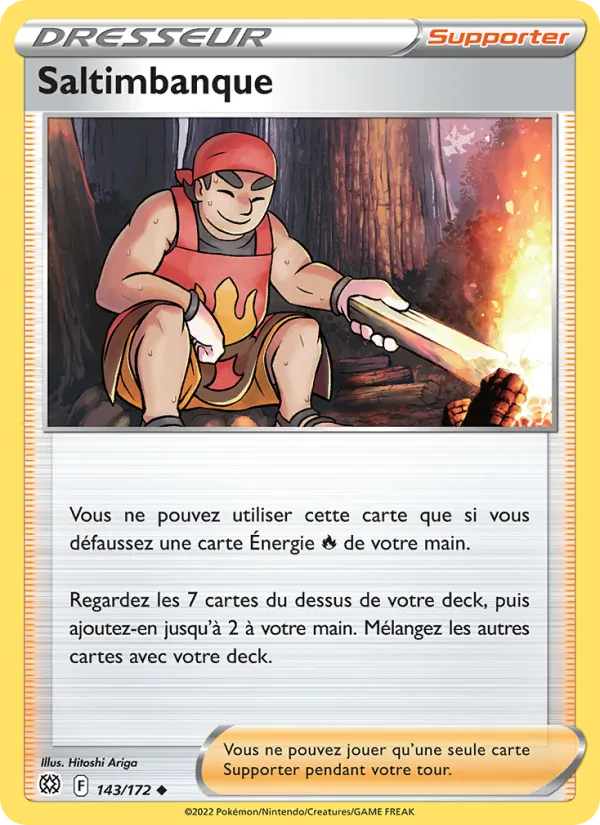 Saltimbanque 143/172 — EB09 - Stars Etincelantes — Carte Pokémon française