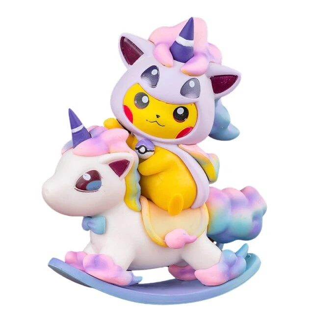 Figurine Pokémon licorne Pikachu (env. 12cm)