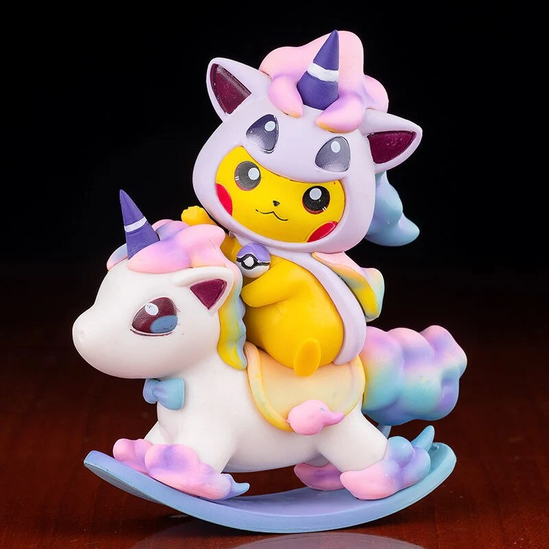 Figurine Pokémon licorne Pikachu (env. 12cm)