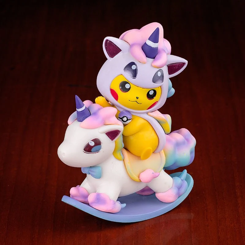 Figurine Pokémon licorne Pikachu (env. 12cm)