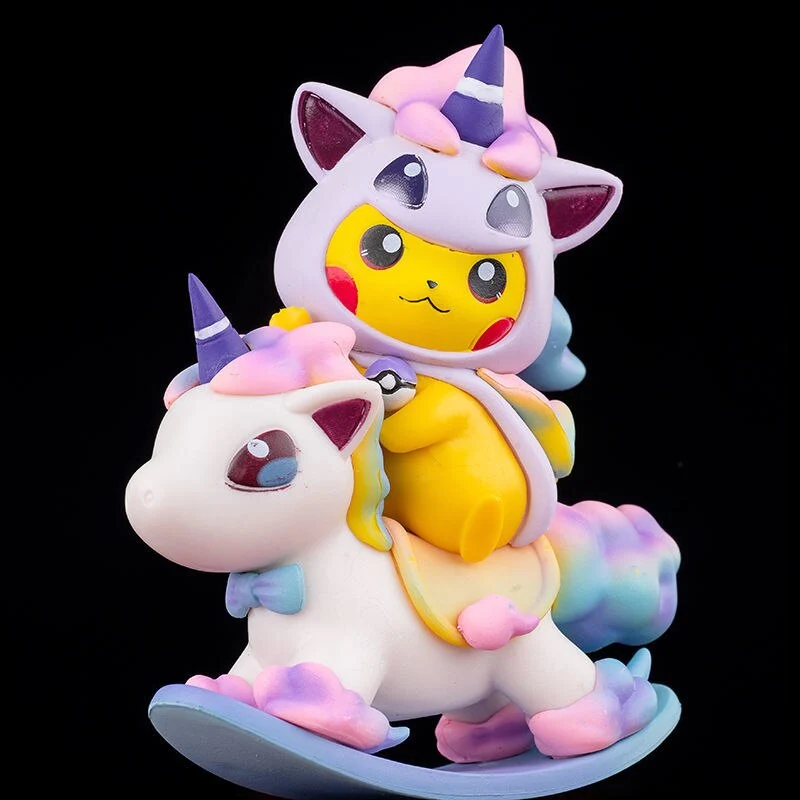Figurine Pokémon licorne Pikachu (env. 12cm)
