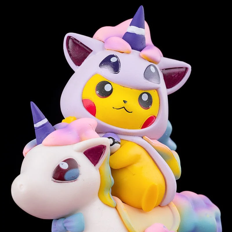 Figurine Pokémon licorne Pikachu (env. 12cm)