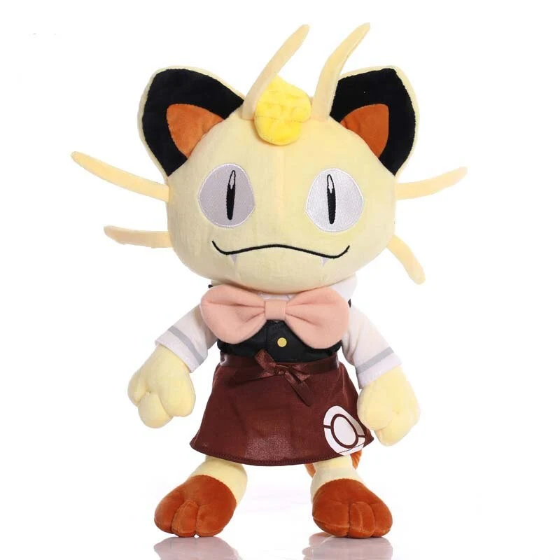 Mignon Miaouss Miaouss en peluche Pokemon (environ 33cm)