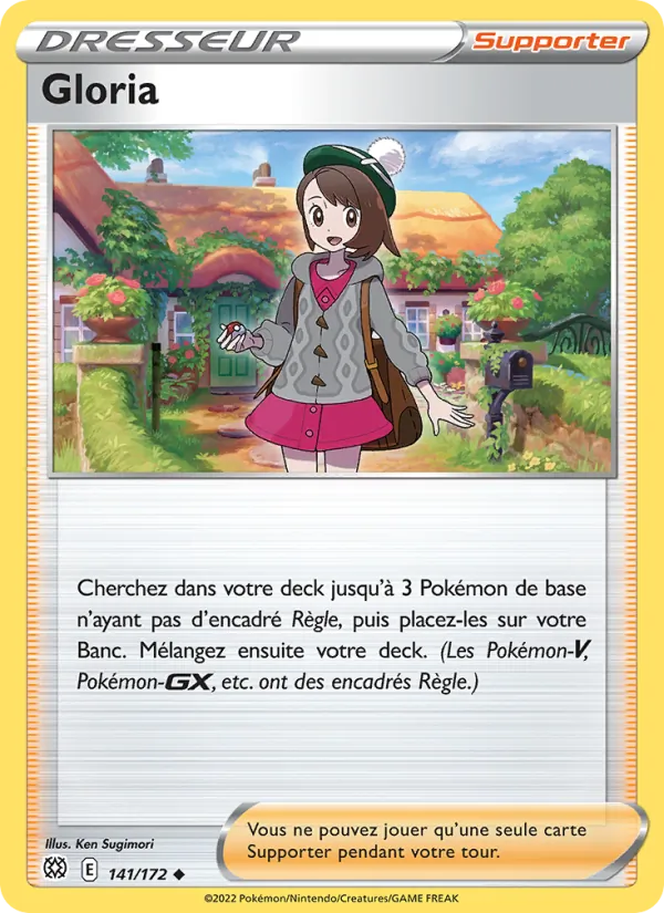 Gloria 141/172 — EB09 - Stars Etincelantes — Carte Pokémon française