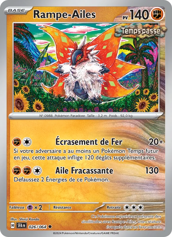 Rampe-Ailes 26/64 — EV06.5 – Fable Nébuleuse — Carte Pokémon française
