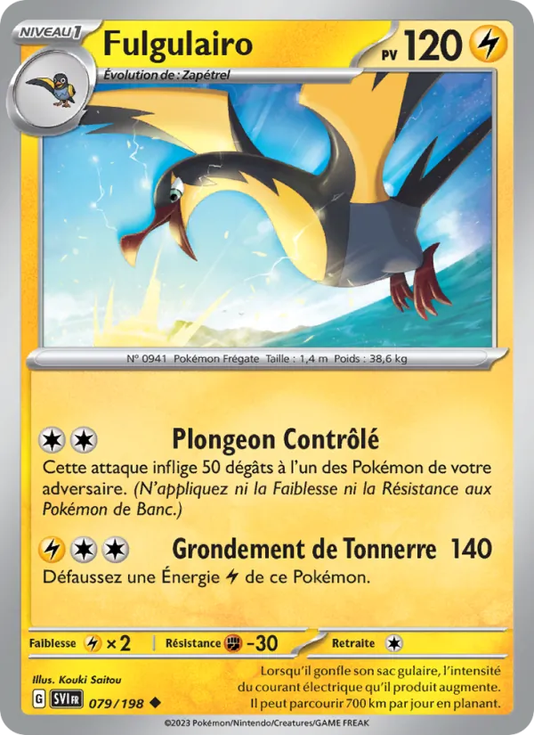 Fulgulairo 79/198 — EV01 – Écarlate et Violet — Carte Pokémon française